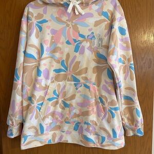 Juicy Couture Pink and Blue Long Sleeve Hoodie